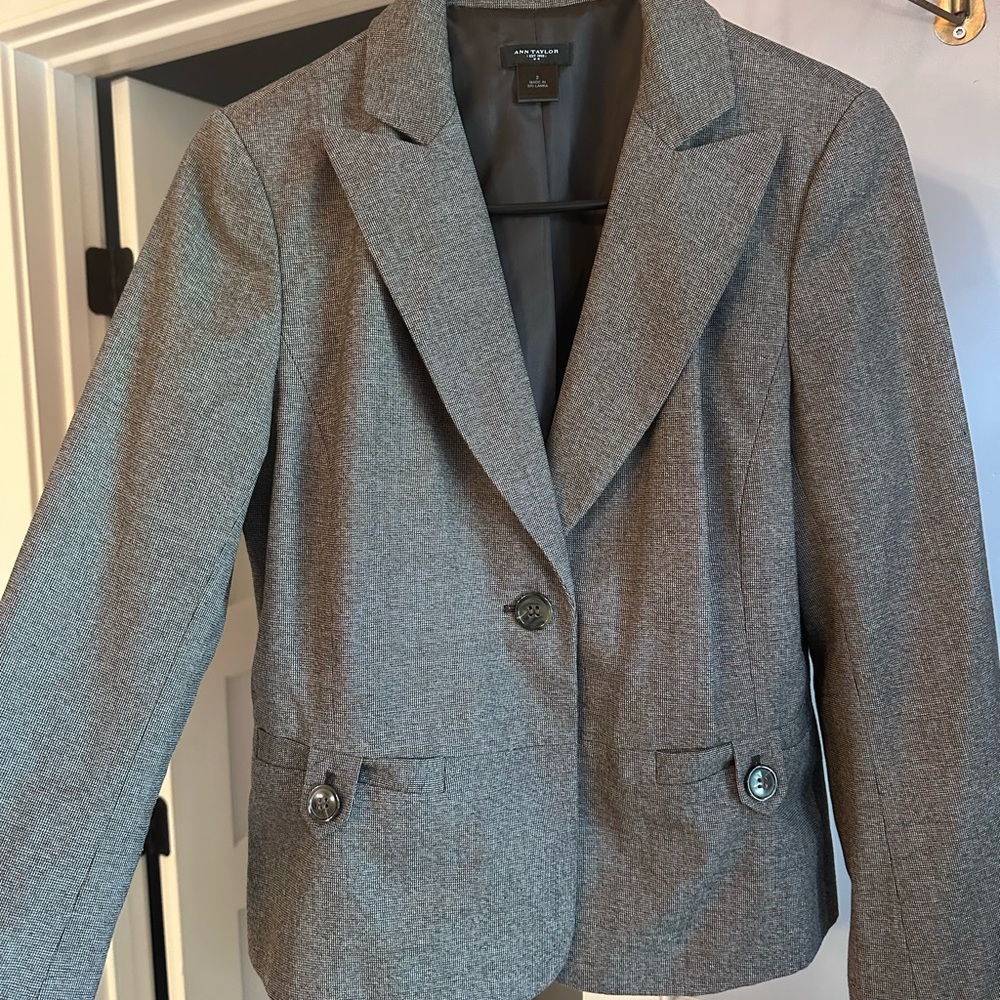 Ann Taylor Classic Gray Blazer